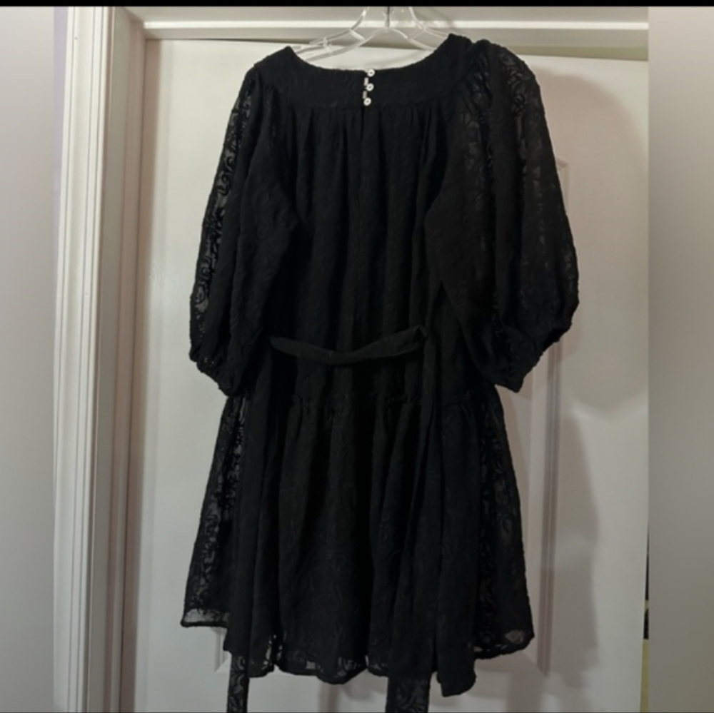Eri + Ali Peasant Style Embroidered Astrid Dress - Picture 7 of 12